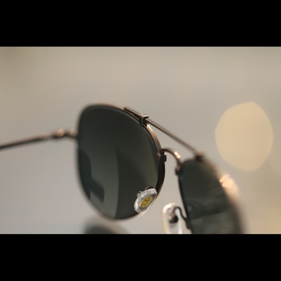 COPY - Large Metal Aviator Ray Ban Sunglasses - Picture 8 of 11